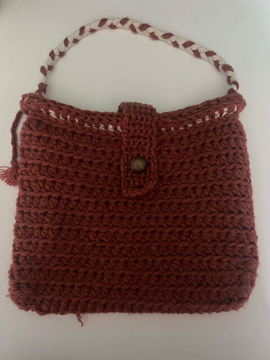 Brown shoulder bag