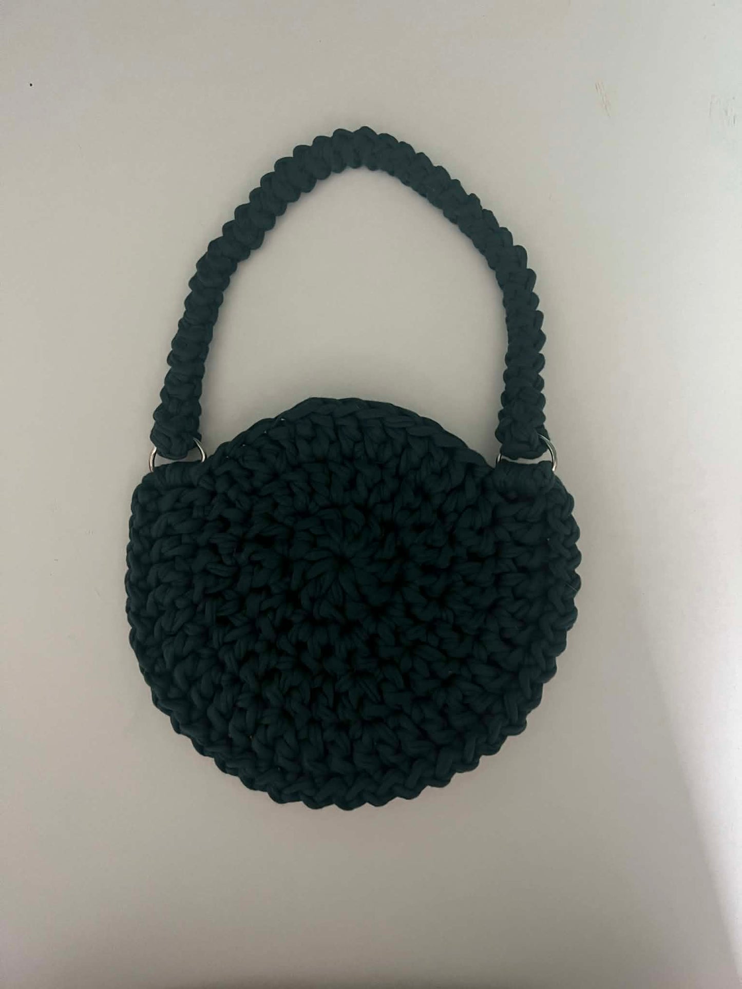 Mini crochet shell bag