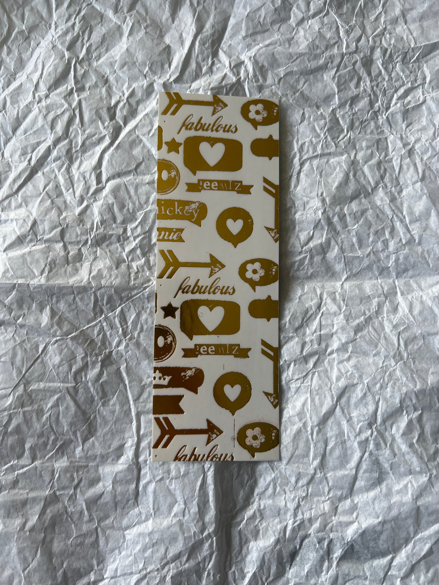 Girl Mouse Foil Bookmarks