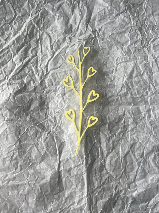 Floral Bookmarks Without Tassels