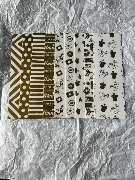 Girl Mouse Foil Bookmarks