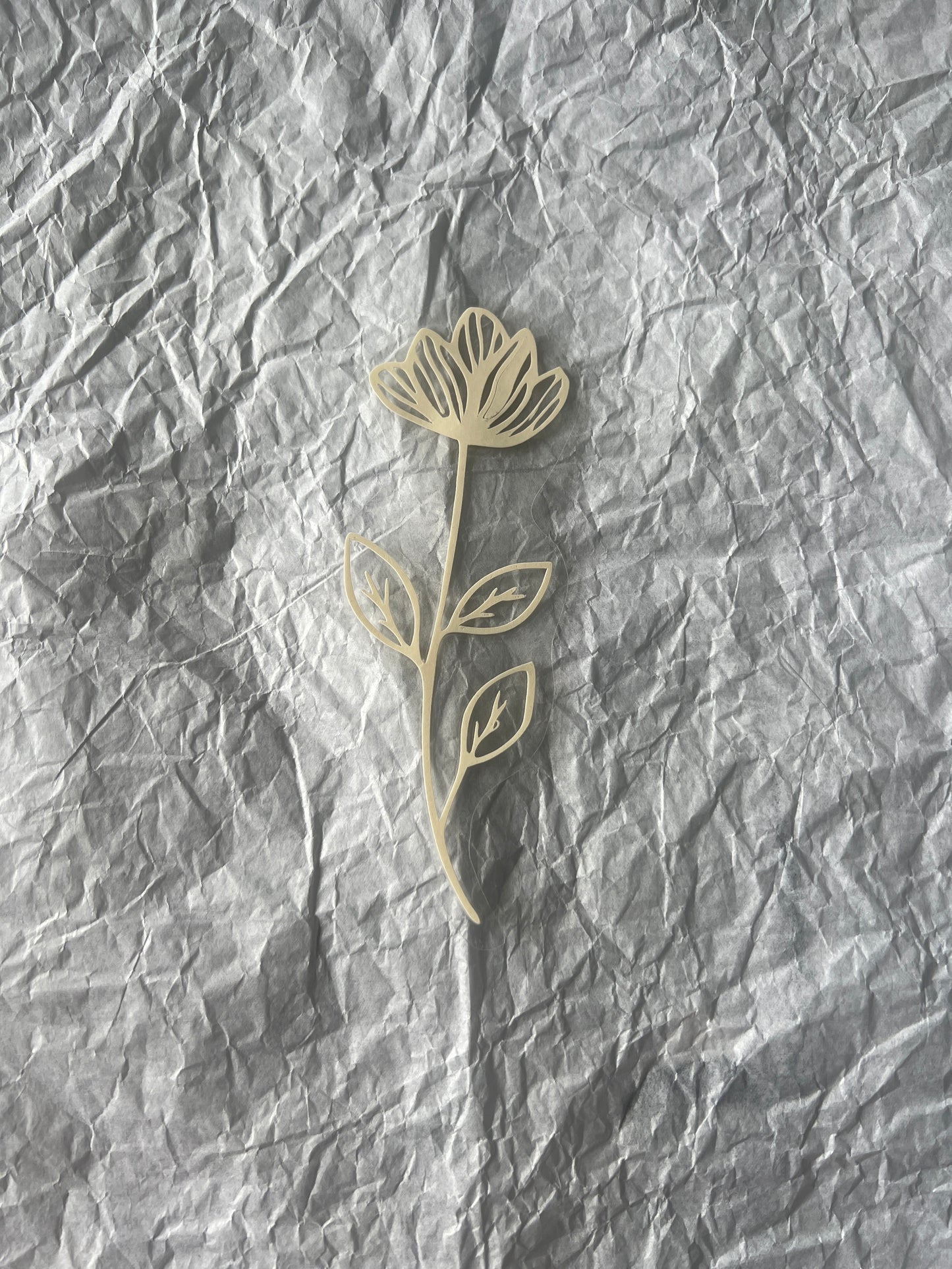 Floral Bookmarks Without Tassels