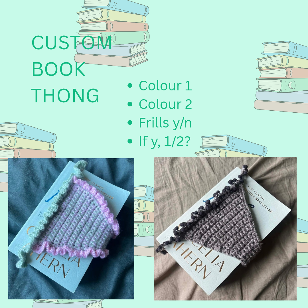 Custom book thong