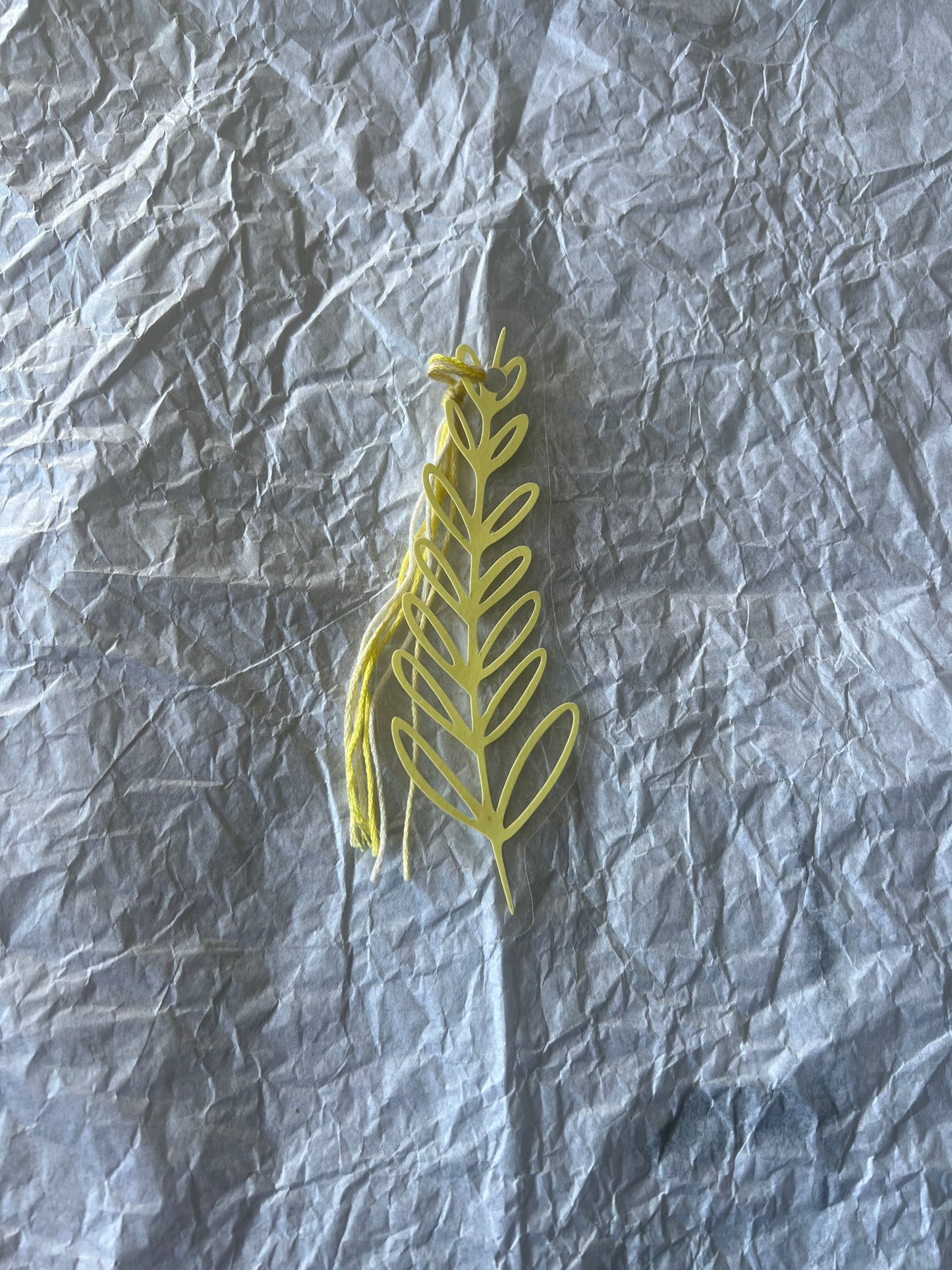 Floral Bookmarks with Tassels