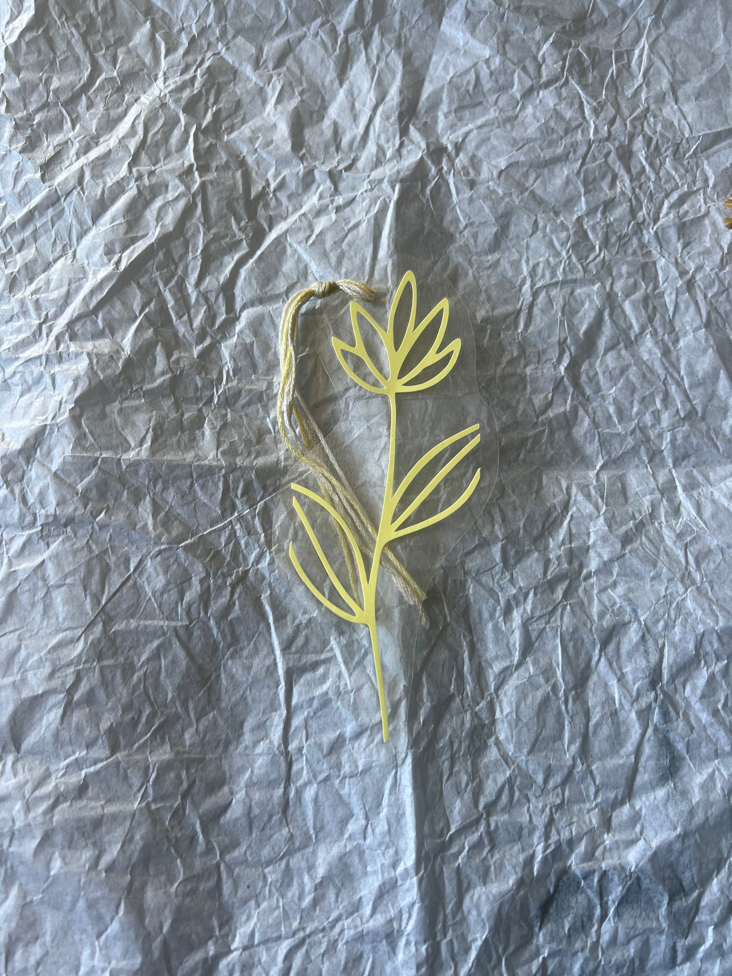 Floral Bookmarks with Tassels