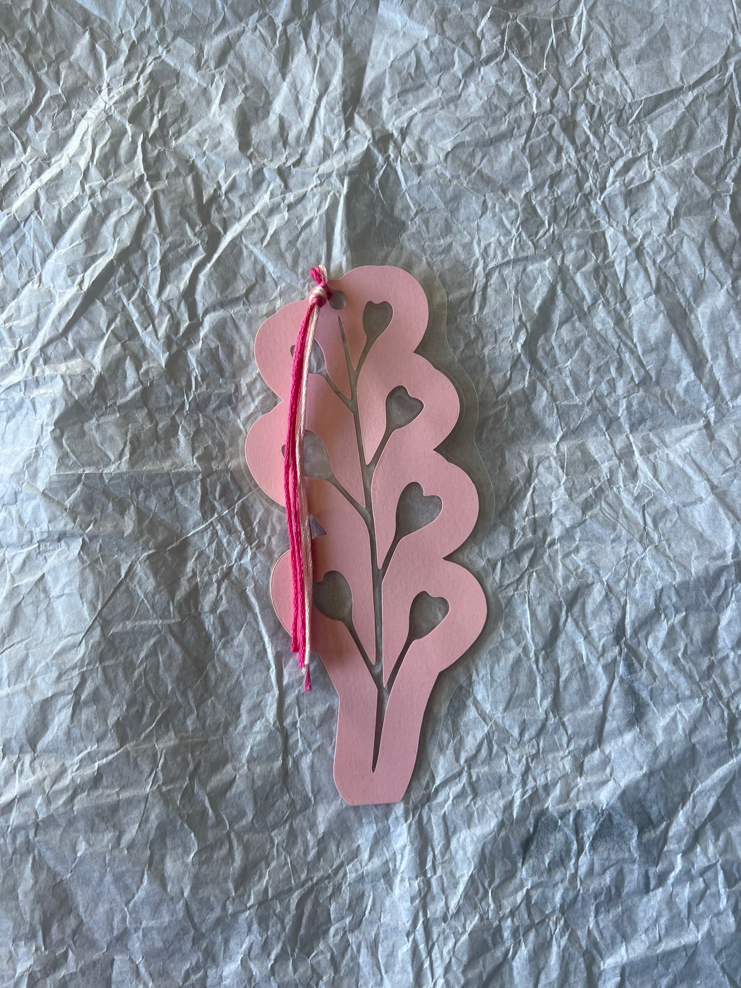 Floral Bookmarks with Tassels