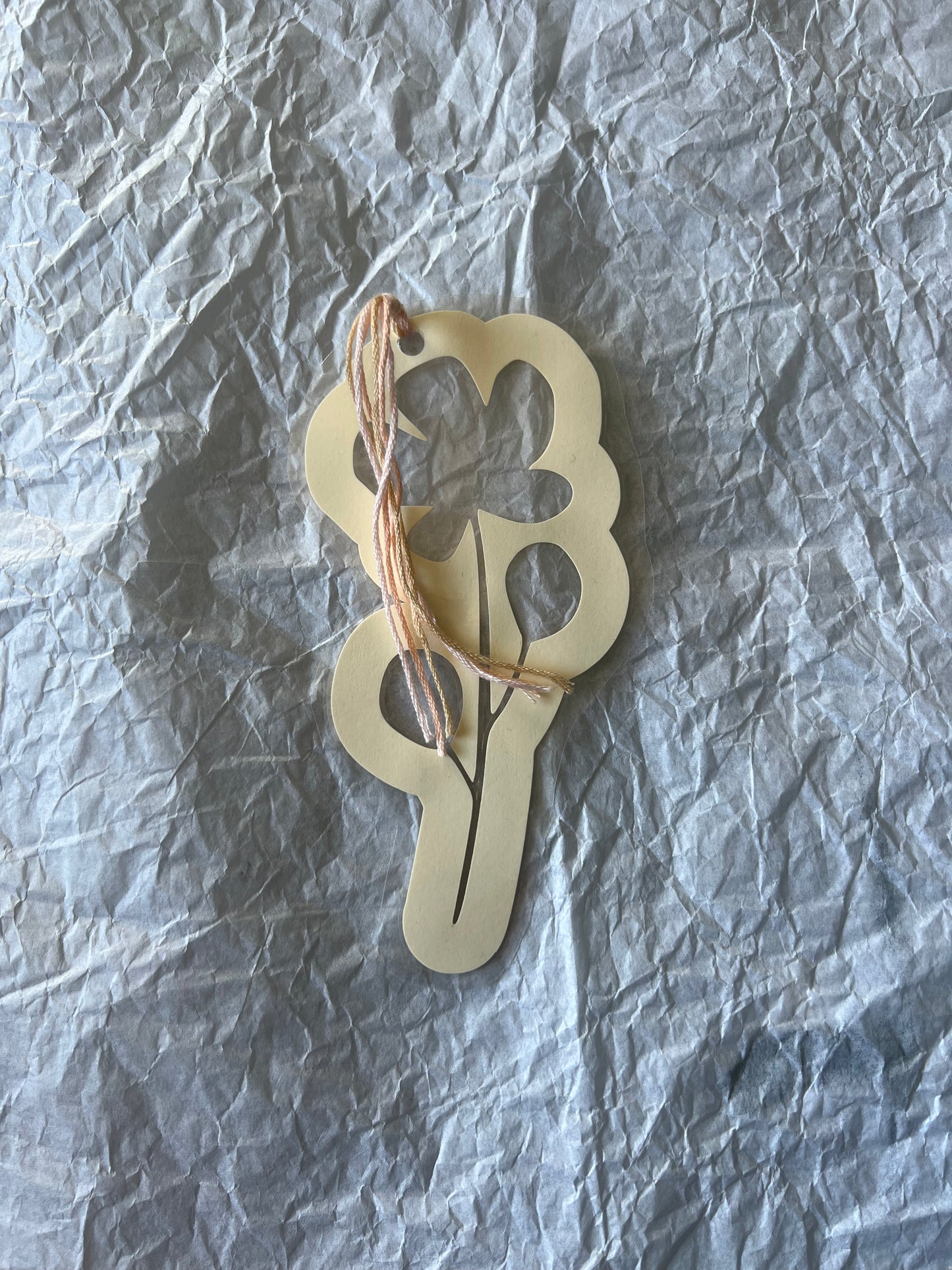 Floral Bookmarks with Tassels