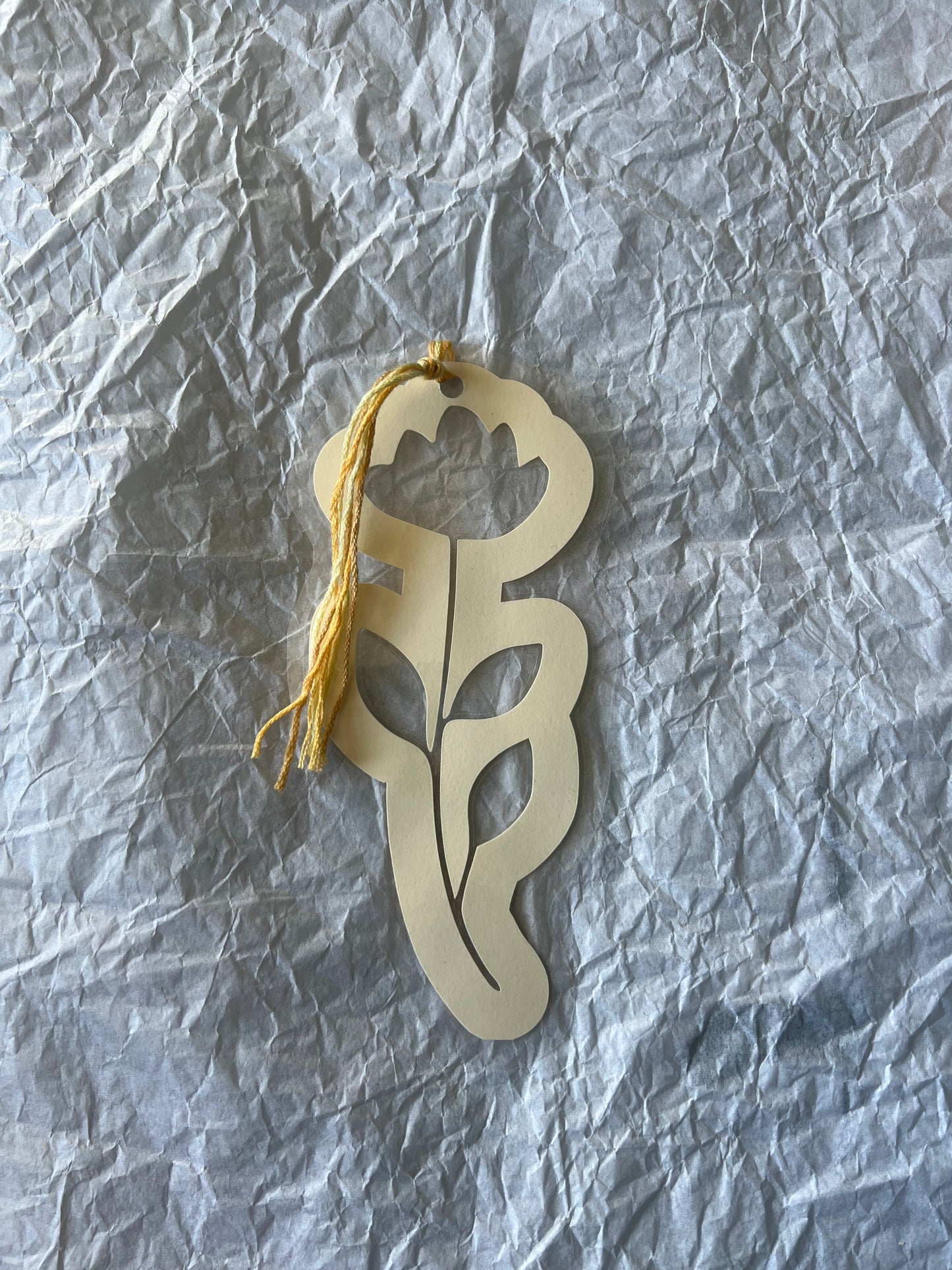 Floral Bookmarks with Tassels