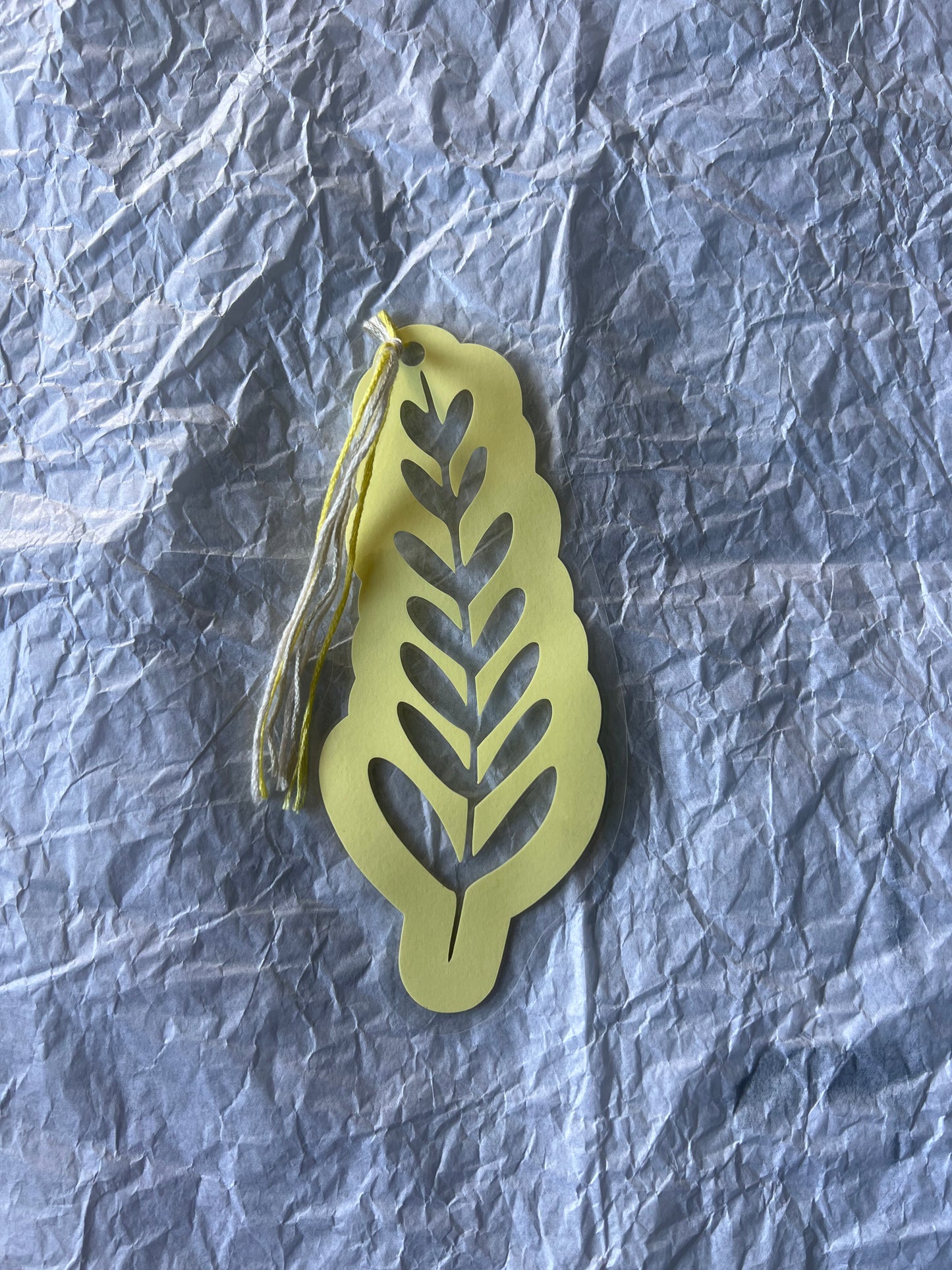 Floral Bookmarks with Tassels