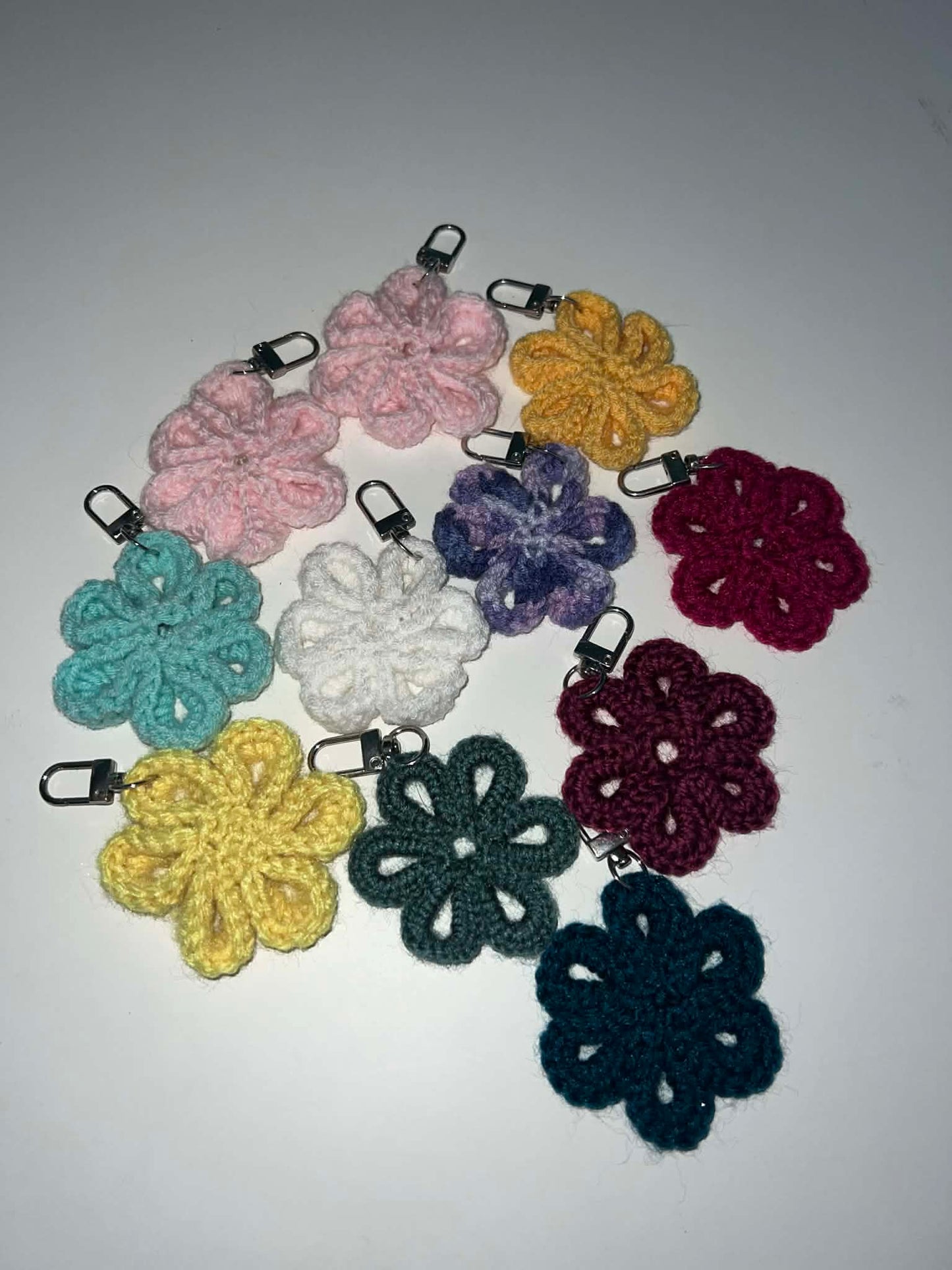 Flower keyring