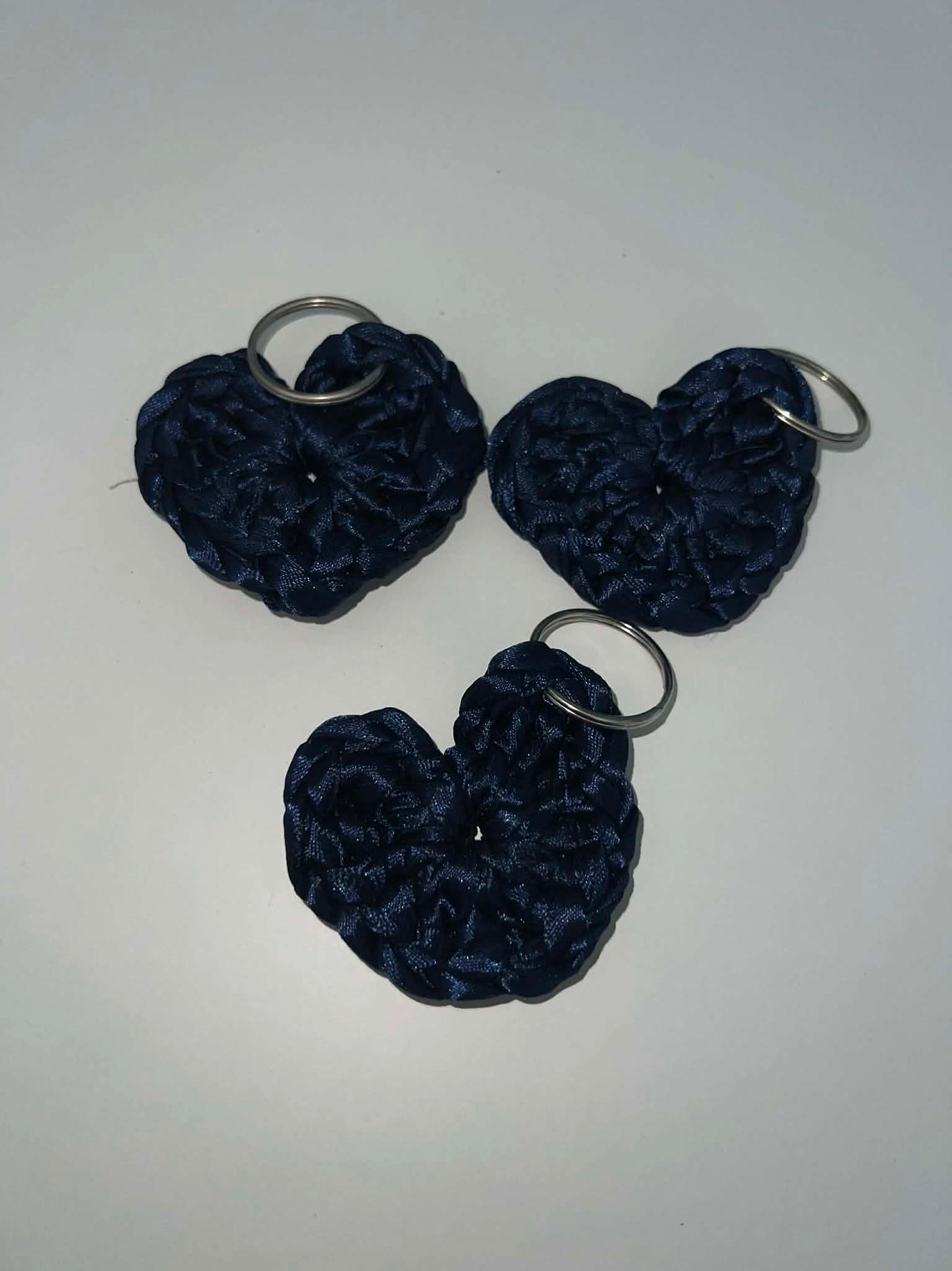Ribbon Heart Keyrings